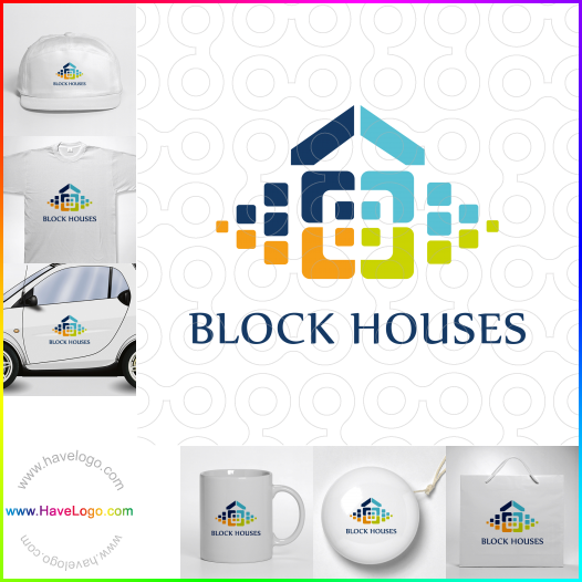 Acheter un logo de Block Houses - 62547