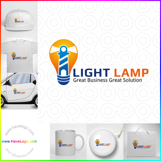 Compra un diseño de logo de Lámpara de luz 62808