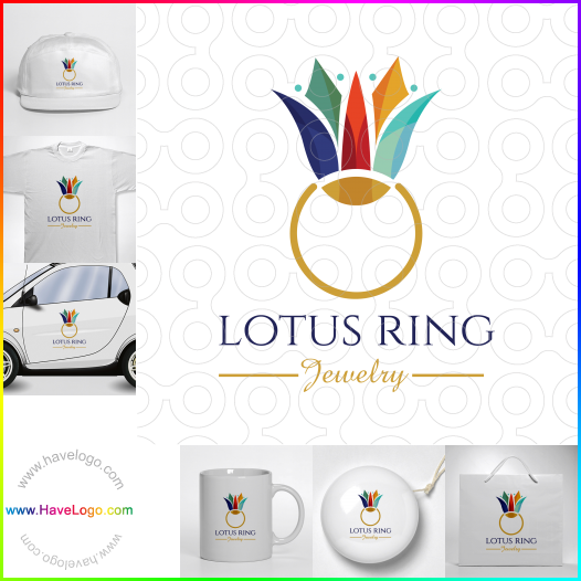 Compra un diseño de logo de Lotus Ring 63611