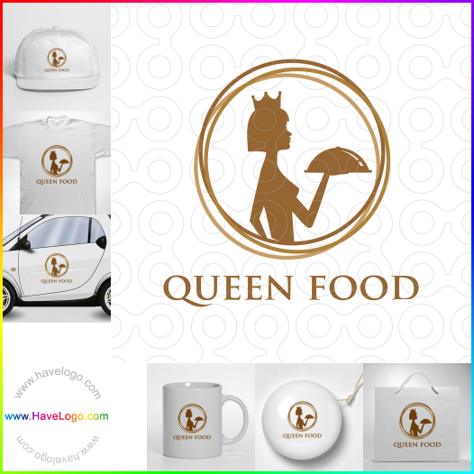 Compra un diseño de logo de Queen Food 67161