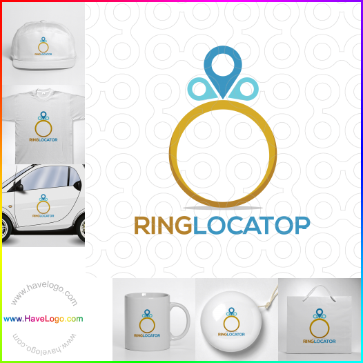 Compra un diseño de logo de Ring Locator 64629