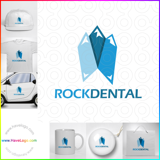 Compra un diseño de logo de Rock Dental 64596