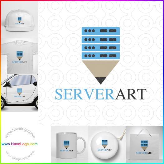 Compra un diseño de logo de Server Art 63485