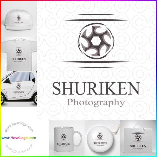 Compra un diseño de logo de Shuriken fotografía 64638