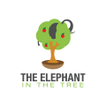 logo de El elefante en el árbol