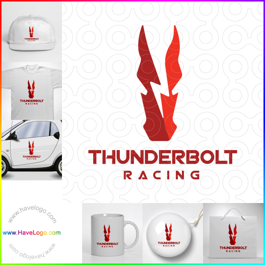 Koop een Thunderbolt Racing logo - ID:61918