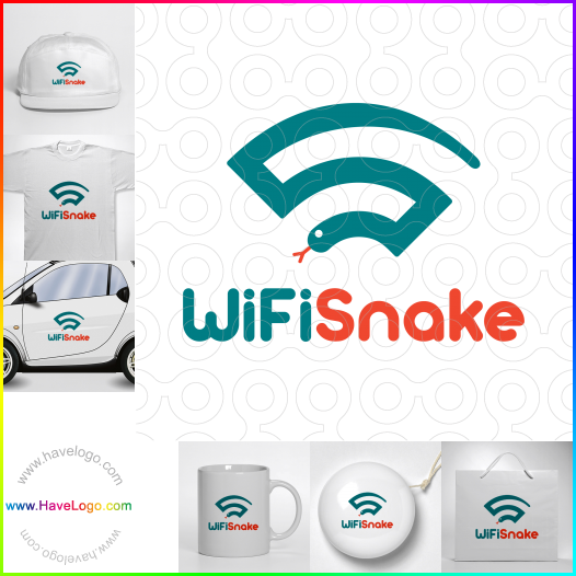 Acquista il logo dello Wifi Snake 65362