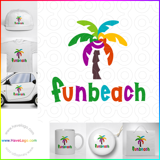Compra un diseño de logo de Productos de playa 21055