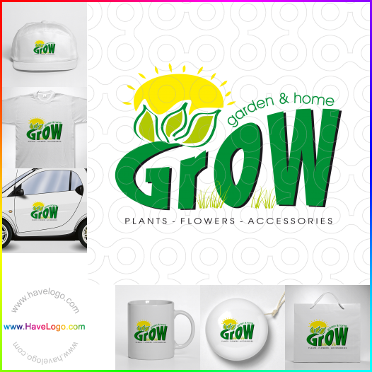 Acheter un logo de jardins - 23195