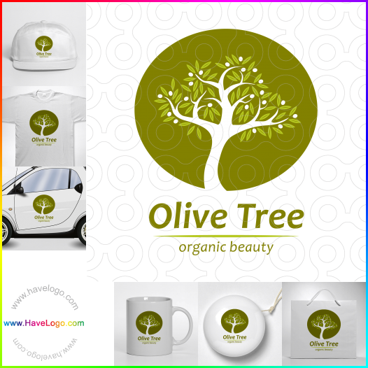 Compra un diseño de logo de rama de olivo 20224