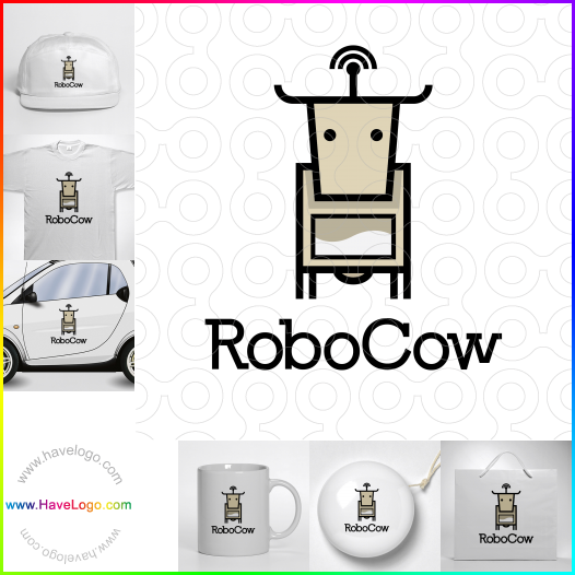 Compra un diseño de logo de robot 49444