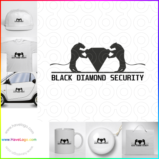 Acheter un logo de entreprises de sécurité - 10874