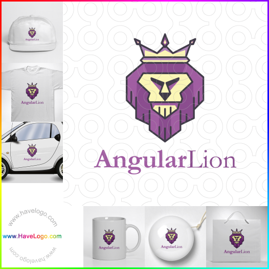 Acheter un logo de Lion angulaire - 60460