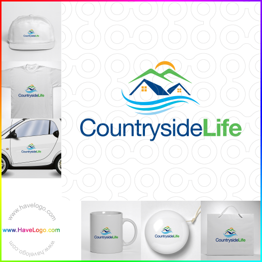 Compra un diseño de logo de Countryside Life 65206