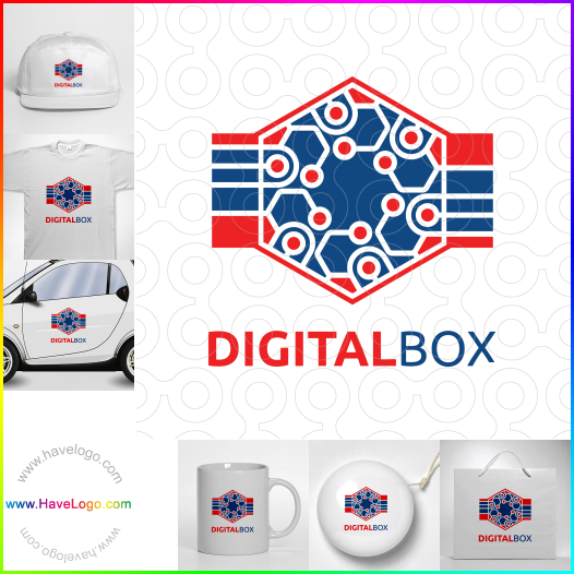 Compra un diseño de logo de Caja digital 63040