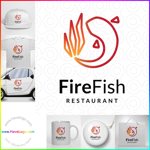 Koop een Fire Fish logo - ID:60293