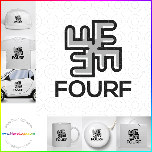 Compra un diseño de logo de Fourf 64942