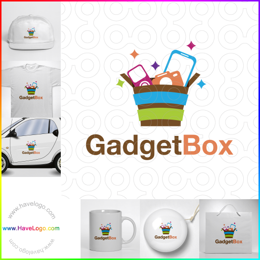 Compra un diseño de logo de Gadget Box 63637