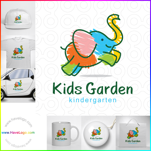 Compra un diseño de logo de Jardín de niños 65492