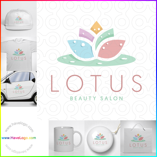 Compra un diseño de logo de Salón de belleza Lotus 63767