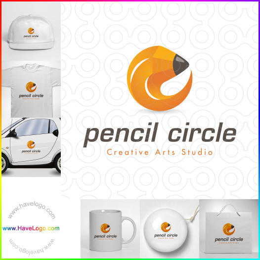 Koop een Pencil Circle logo - ID:62163