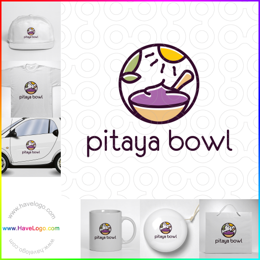 Compra un diseño de logo de Pitaya Bowl 64878