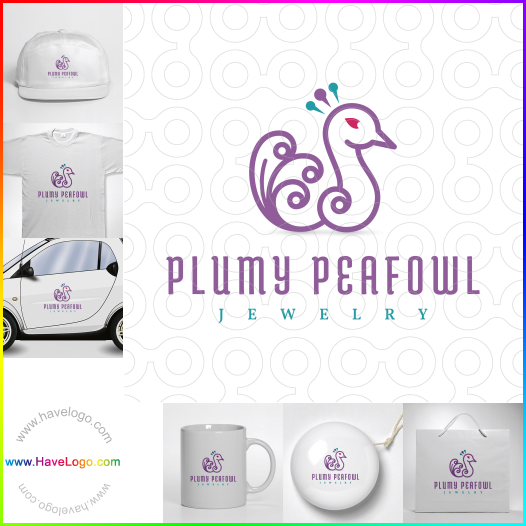 Koop een Plumy Peafowl logo - ID:62183