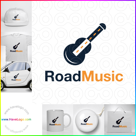 Compra un diseño de logo de Road Music 63870