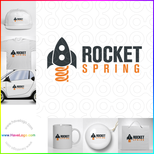 Compra un diseño de logo de Spring Rocket 62324