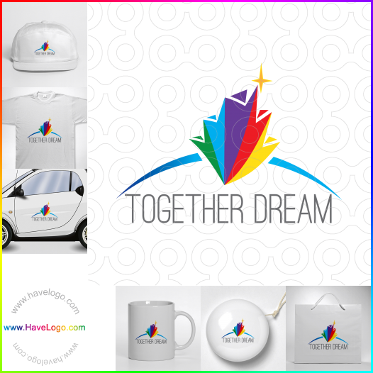Compra un diseño de logo de Together Dream 65048