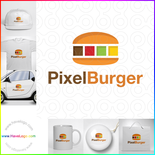 Koop een cheeseburger logo - ID:50731