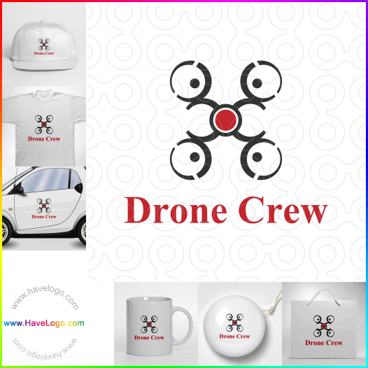 Koop een drone crew logo - ID:66304