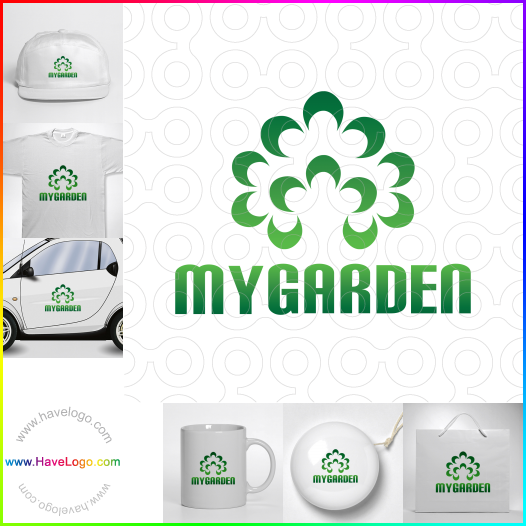 Compra un diseño de logo de jardín 24359