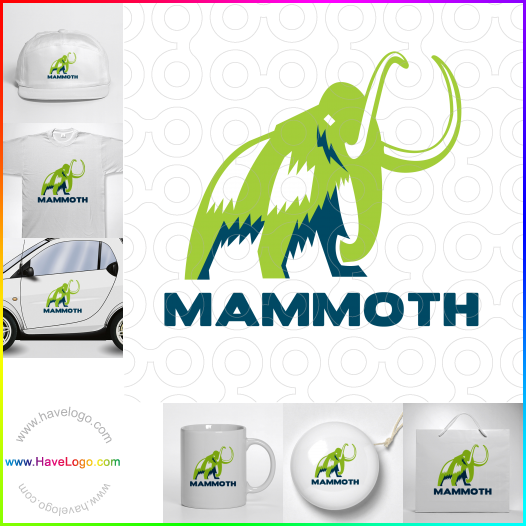 Compra un diseño de logo de mamut 59030