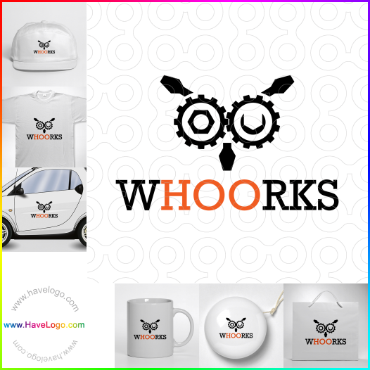Compra un diseño de logo de whoorks 63123