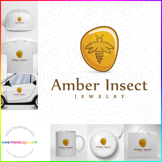 Compra un diseño de logo de Amber Insect 62033