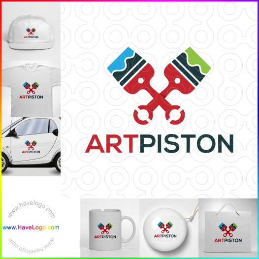 Compra un diseño de logo de Art Piston 61722