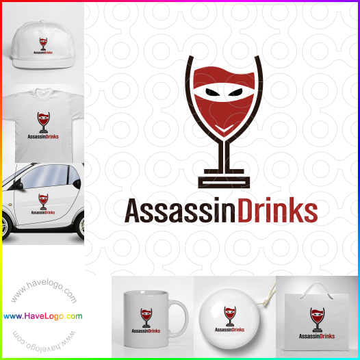 Compra un diseño de logo de Assassin Drinks 61749