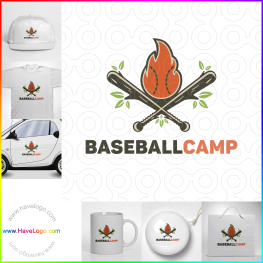 Compra un diseño de logo de Campamento de béisbol 66186