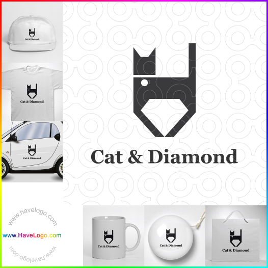 Koop een Cat & Diamond logo - ID:63582