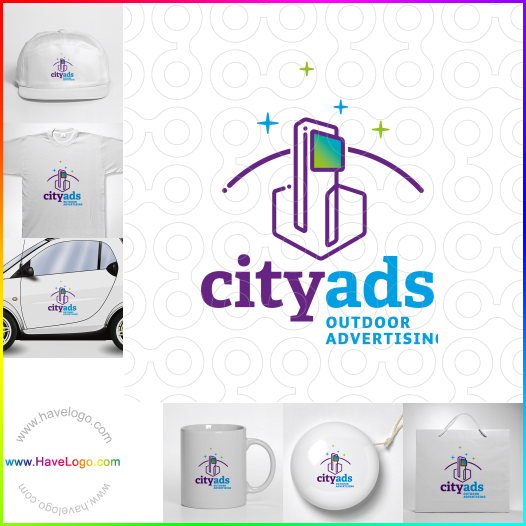 Compra un diseño de logo de City Ads 63570