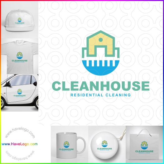 Compra un diseño de logo de Clean House 67330