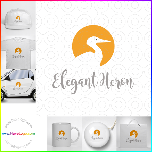 Koop een Elegant Heron logo - ID:60304