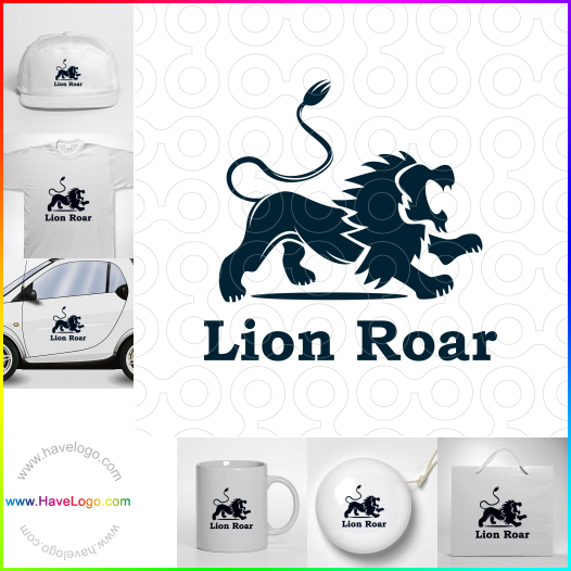 Compra un diseño de logo de Lion Roar 62835