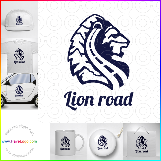 Compra un diseño de logo de Lion road 62072