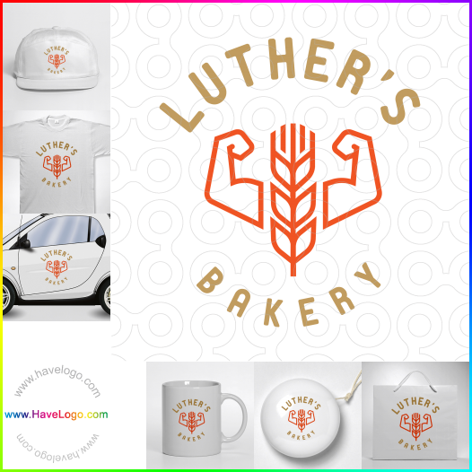 Compra un diseño de logo de Luthers Bakery 63732