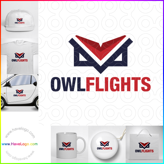 Koop een Owl Flights logo - ID:61165