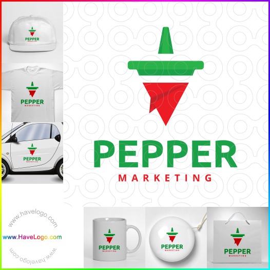 Compra un diseño de logo de Marketing de la pimienta 67254
