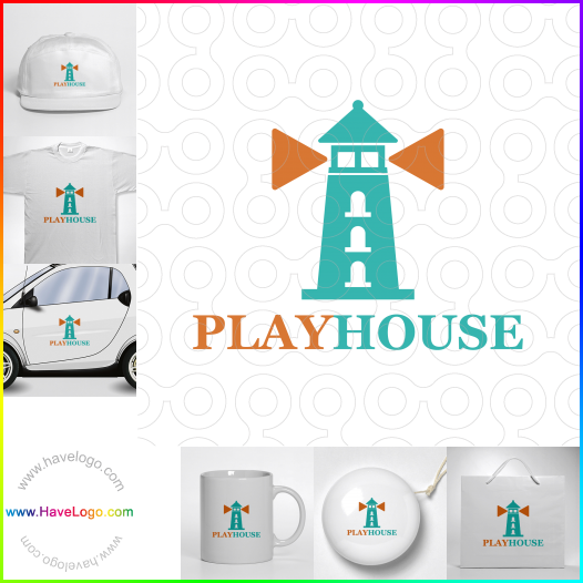 Compra un diseño de logo de Play House 64609