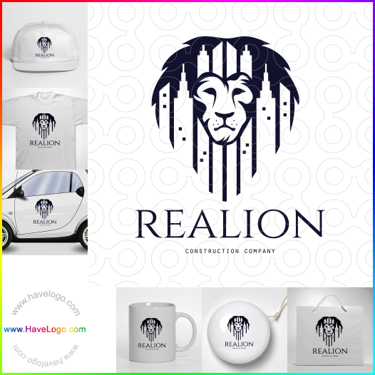 Compra un diseño de logo de Real Estate Lion 63975